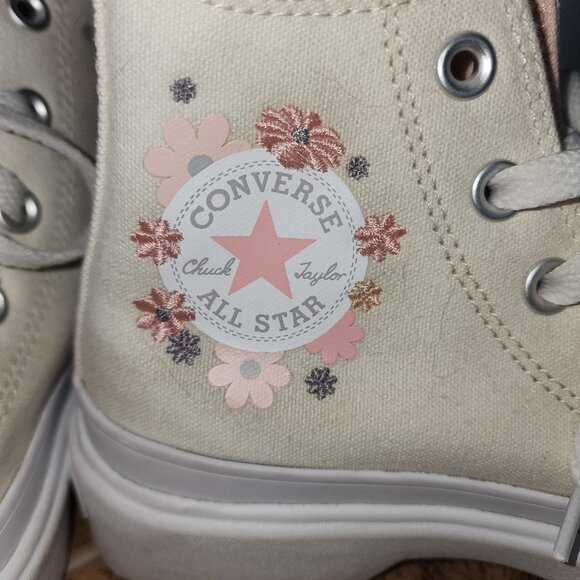 Chuck Taylor All Star Lugged Lift Platform Flowers Easy On - Picture 4 of 6